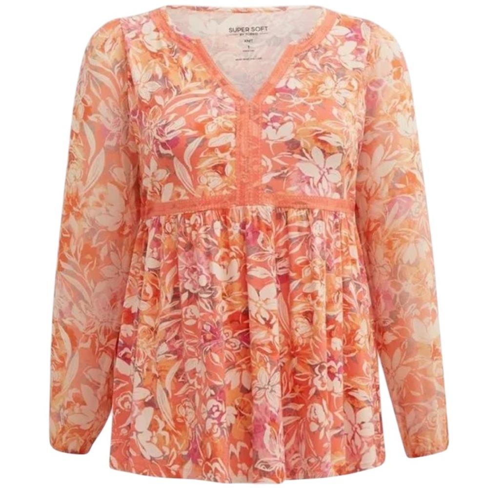 Torrid Babydoll Super Soft Top